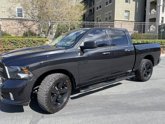 Dodge Ram waxed