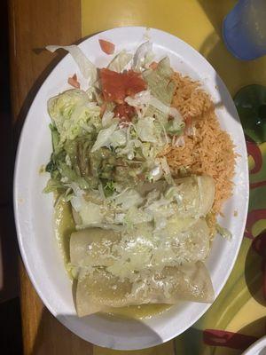 Enchiladas special