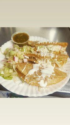 quesadillas de masa hechas a mano