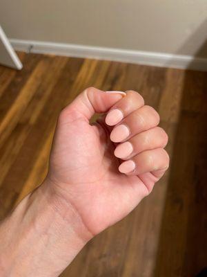 Dipping powder manicure