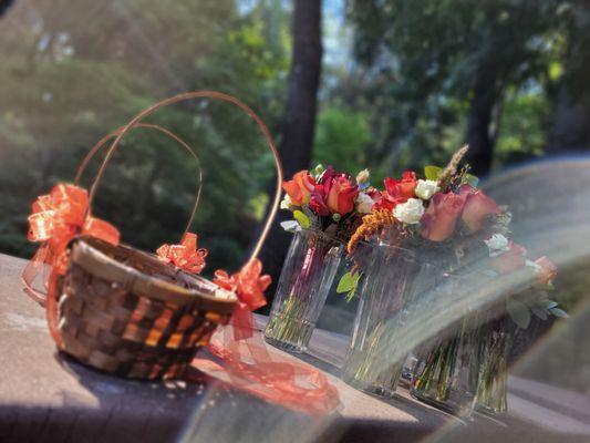 Flower girl baskets