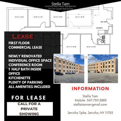 Commercial office space for lease in Jericho, NY