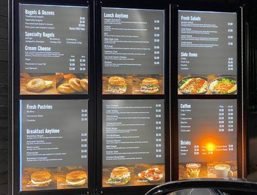 Drive thru menu 2/2021