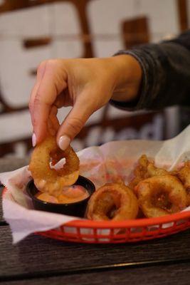 Handcrafted Onion Rings