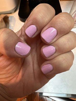 Horrible manicure