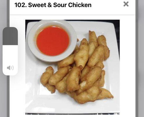 Sweet sour chicken