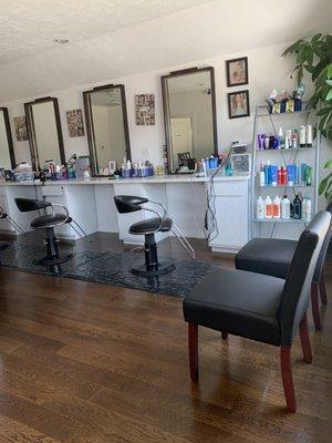 Inside salon