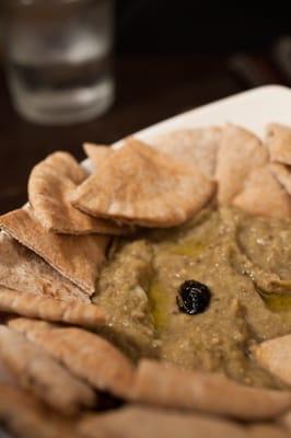 Babaganoush with Whole Wheat Pita