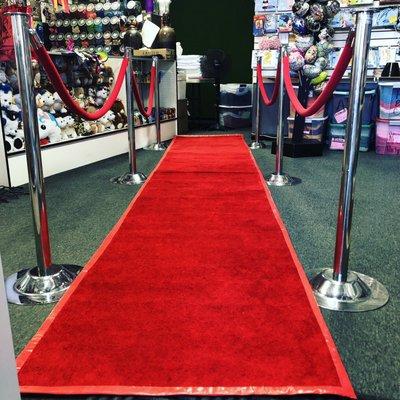 Red carpet rental