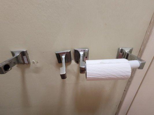 2 about to fall off TP holders.