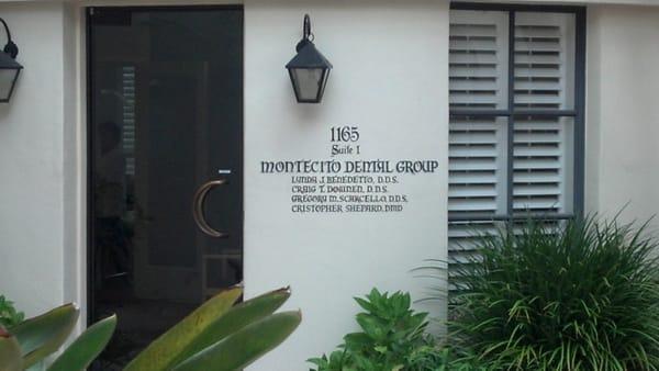 Montecito Dental Group - 1165 Coast Village Road Suite I in the Mariposa Building. Plenty of free parking in back of building.