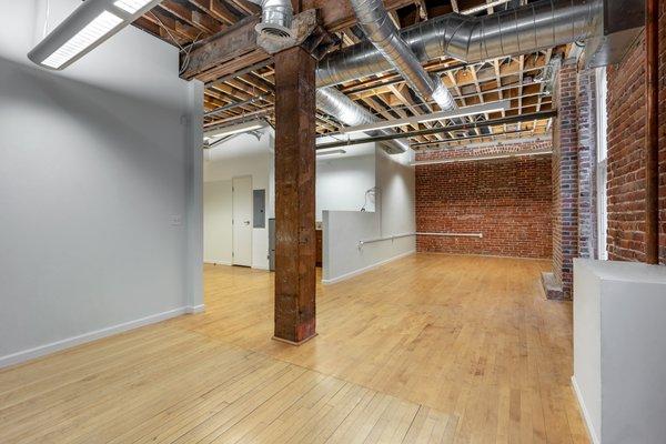 Exposed Brick and Exposed Ceilings - True Creative Office Space