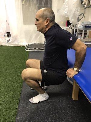 Increasing knee flexion