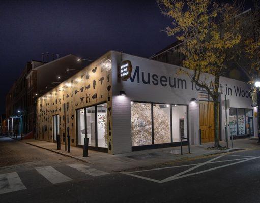 New facade of the Museum for Art in Wood!