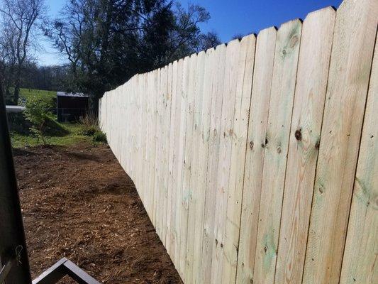 Privacy fencing, chainlink, farm and livestock fencing.