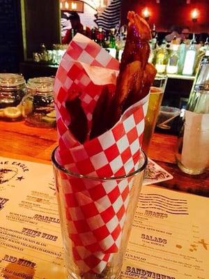 Brown sugar bacon at "The Eagle" in Cincinnati..