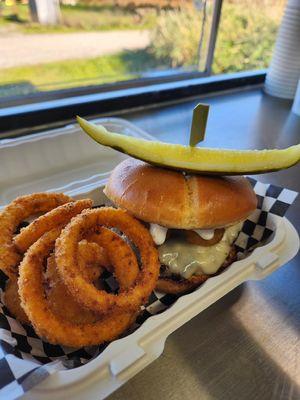 Deep fried mush. Burger