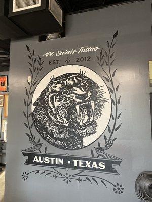 All Saints Tattoo North location 8303 Burnet Rd #2 ATX