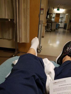 ER is taking good care of me