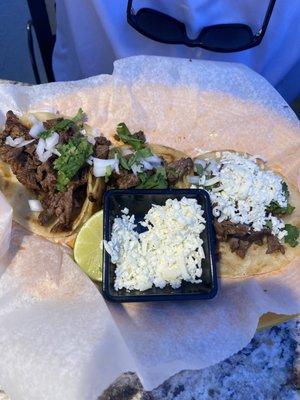 Steak tacos