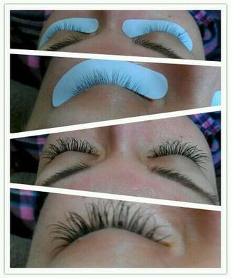 Eyelashes done by Yvette