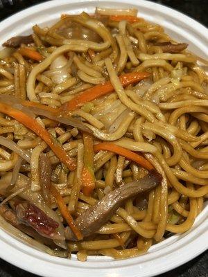 Roast pork lo mein