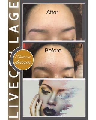 Tinting eyebrow