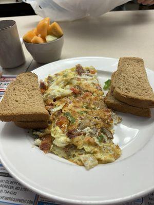 Western Omelette with egg whites