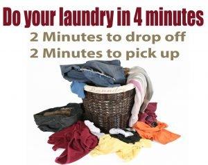 Try our Drop Off Laundry Service and do your laundry in 4 minutes or less! Prices starting at $1.00 per pound