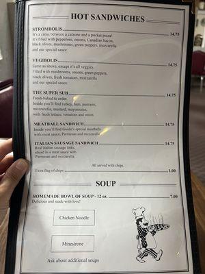 2024 July 18 menu