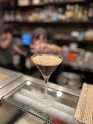 Chocolate cream martini