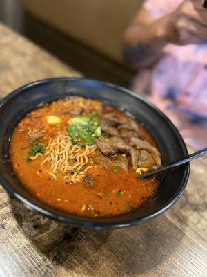 Spicy miso with beef