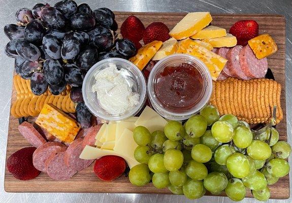 Try a Charcuterie Board with delicious meats from our local meat markets!