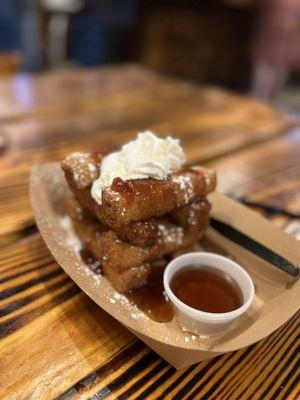 French toast on the brunch menu. A work of art!