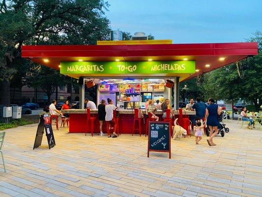 Our kiosk Gaspachos Mexican Bites - Levy Park.