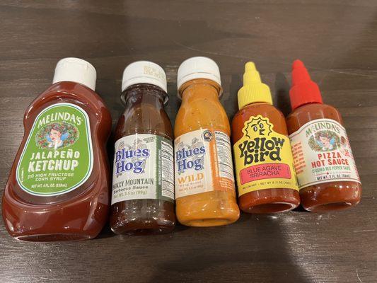 Travel Size Sauces ($1 each)