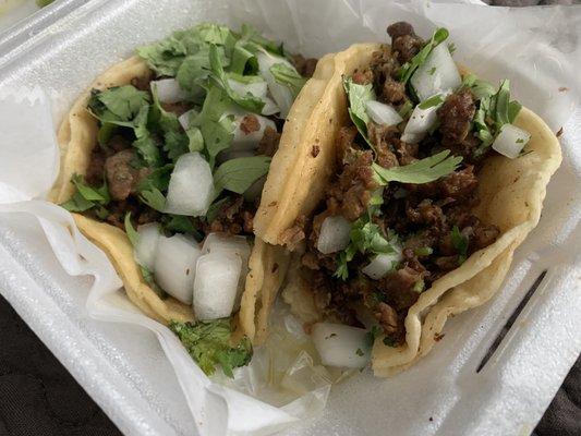 Carne asada tacos