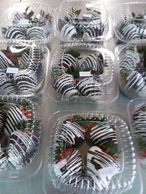 Choc covered strawberries, totally got some of these