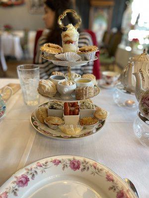 High tea food