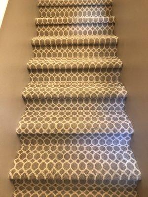 Sparkling clean stairs.