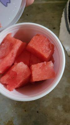 It was watermelon! Sweet & juicy