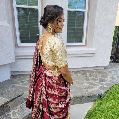 #sandiegowedding #sandiegohenna  #pakistanibride #mehandi #indianhairmakeup #saridrapping  #partymakeup  #indianbridalservices