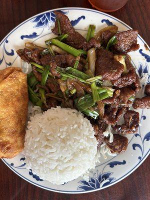 Lunch special - C 12. Mongolian Beef