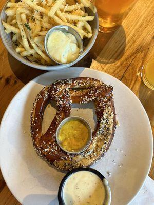 Pretzel and Fries