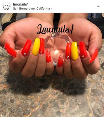 Multiple Colors At Sky's Make Me Look Grate As A Self Taught Nail Tech