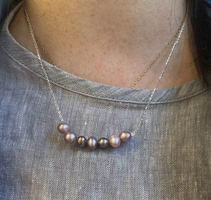 Necklace I made from pearls