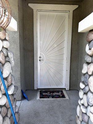 we install iron security doors