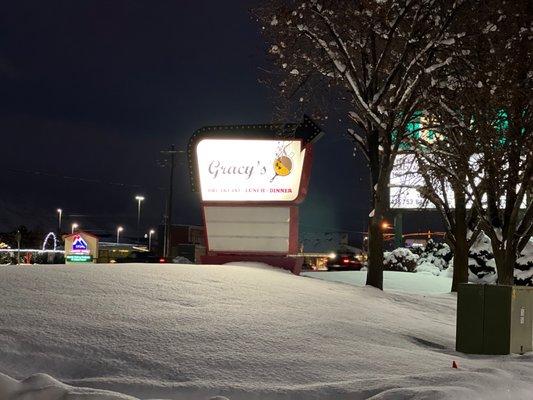 Restaurant marquee