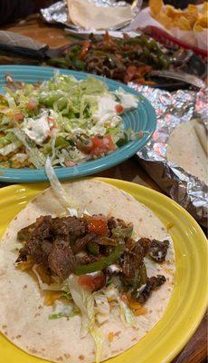 steak fajitas