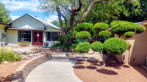 Entrance to our building...we are behind the Solar Company and the Body Jewelry/Tattoo studio in the Windmill Gardens complex.